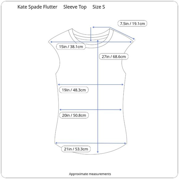 Kate Spade Black Flutter Sleeve Blouse S Satin Crepe VNeck NJMU4836 Relaxed Fit - Picture 7 of 7